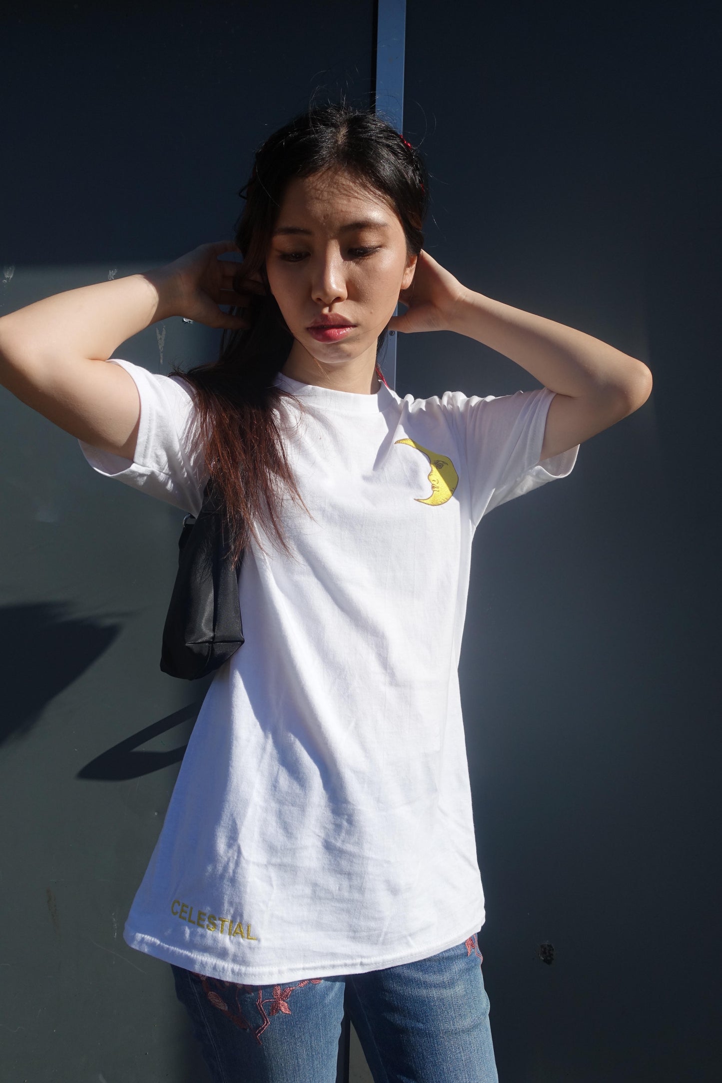 Celestial Yellow moon t-shirt